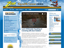 Tablet Screenshot of kayaklesson.com